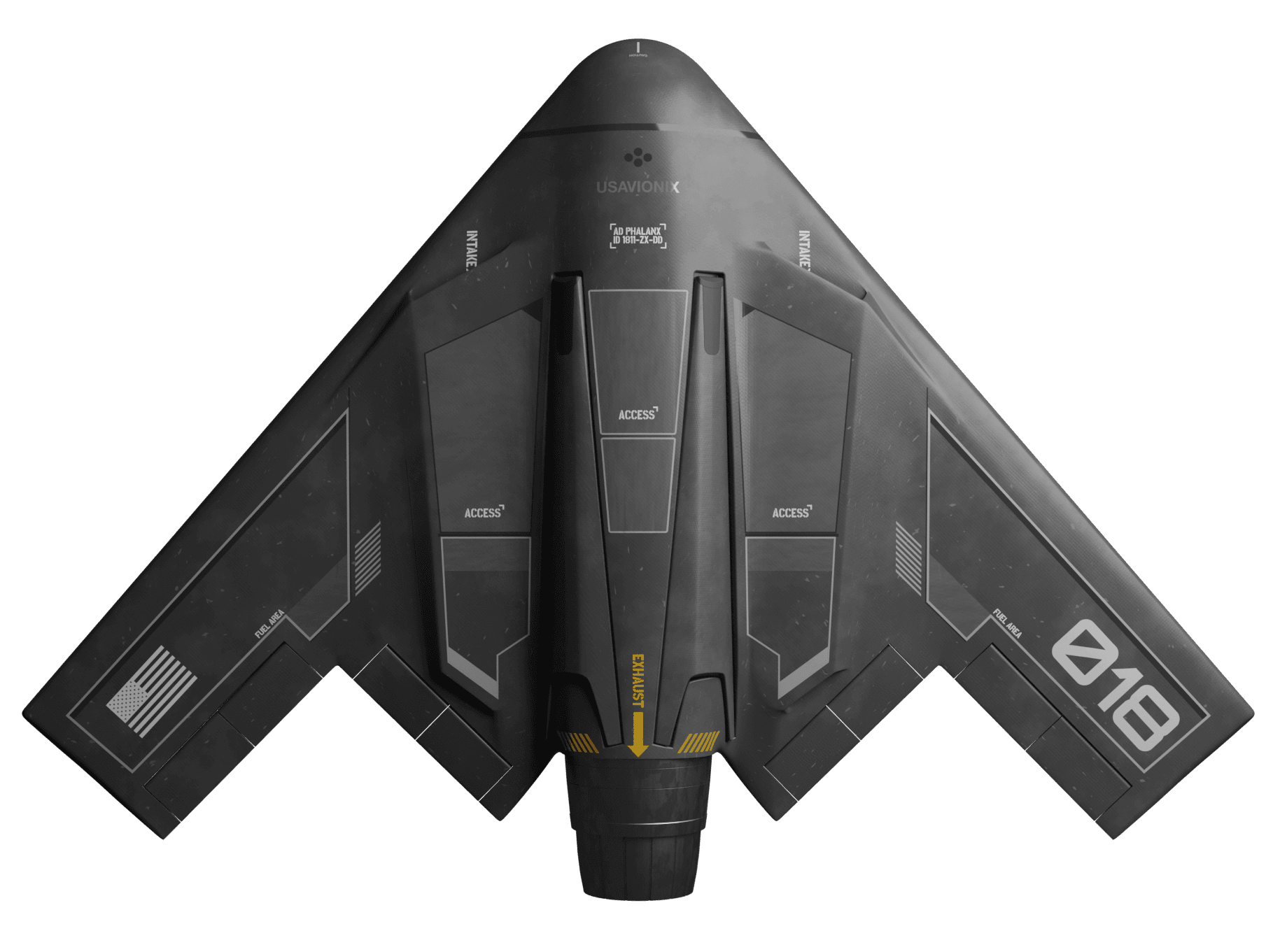 USAvionix Delta drone in flight